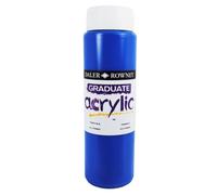 Daler-Rowney Graduate Acrylic 500ml Paint Ink Bottle - Primary Blue