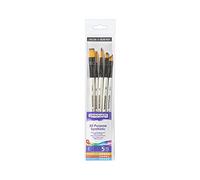 Daler Rowney Graduate Estuche Pinceles Mango Corto 5 Acuarela Sintéticos