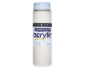 Daler-Rowney Graduate - Pintura acrílica (bote de 500 ml), color ocre (Titan)