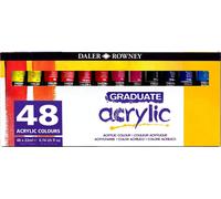 Daler Rowney Graduate Set of Acrylic Paints 48 x 22 ml