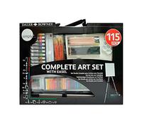 Daler Rowney - Juego de 163 piezas de caballete de arte clásico multicolor