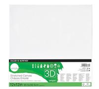 Daler Rowney- Lienzo estirado, Color Blanco, 30 cm (515083030)