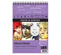 Daler Rowney Optima Bloc Espiral Técnicas Mixtas A4 250G 30 hojas