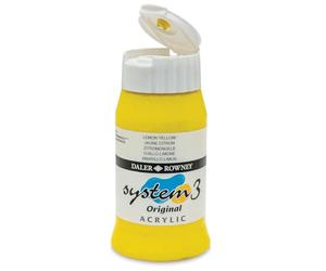 Daler Rowney Pintura acrílica sistema 3 Lemon Yellow (651)