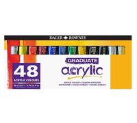 Daler rowney - set pintura acrilica graduate 48x22 ml