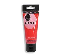 Daler Rowney Simplemente Acrílico 250 ml Tubo 250 ml Brilliant Red