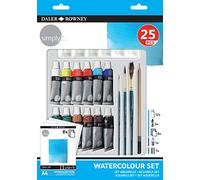 Daler Rowney Simply Set Acuarela 25 Piezas