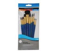 Daler Rowney Simply Art EST. Pin. Sint. OSC./Poney/Cabra M.Corto 10 Uds