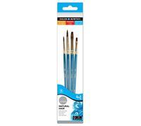 Daler Rowney Simply Art EST. Pinceles Sintético/Natural M.Corto 4 Uds
