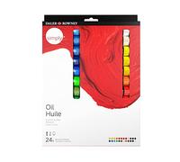 Daler-Rowney Simply, Colores al Óleo, Tubo de aluminio, 12ml, Set 24 Colores Surtidos