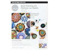 Daler-Rowney Simply, Creative Set, Rock Painting Art, Pintura Acrílica, Caja de cartón, Colores surtidos