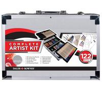 Daler Rowney Maletín de pinturas Simply metálico 122 piezas 347x94x240 mm