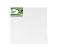 Daler-Rowney Simply Lienzo entelado, Grano Medio, 300gsm, Marco de 17mm, 60 x 60cm, Blanco, Artistas Principiantes y Aficionados, Pack de 3