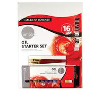Daler-Rowney Simply, Pintura al óleo, Set de Iniciación, 16 unidades