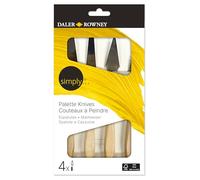 Daler-Rowney Simply, Set de 4 espátulas de metal