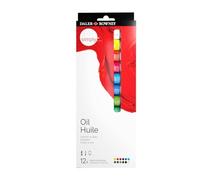 Daler-Rowney Simply, Tubo de aluminio, 12ml, Caja de cartón, Set, 12 Colores Surtidos