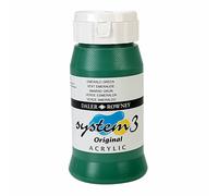 Daler Rowney Sistema 3 Acrílico Color Esmeralda Pintura (500ml)