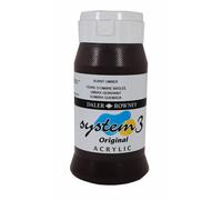 Daler Rowney Sistema 3 Pintura Acrílica Burnt Umber (500ml)