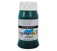 Daler Rowney Sistema 3 Pintura Acrílica 500ml, 45 Colores Disponibles