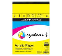 Daler Rowney Sistema 3 Pintura Acrílica Bloc de Dibujo A4