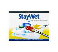 Daler-Rowney Staywet Paleta Pequeña 10.1x14" Mantiene la Pintura Húmeda