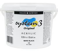 Daler Rowney System3 Acrylic Paint Mars Black 2,25 L 1 ud.