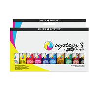 Daler-Rowney System3 Set Acrílico Fluid Tubos 10x29.5ml