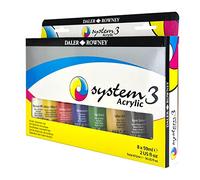 Daler-Rowney System3 Set Selection Acrílico 8 Colores 59ml