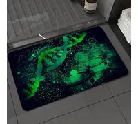 DALEXHM Alfombrilla de baño de Microfibra Alfombrilla para pies Alfombra de baño Super Absorbente Alfombra de baño,La Estructura del ADN en el contexto científico,50x80cm