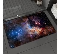 DALEXHM Alfombrilla de baño de Microfibra Alfombrilla para pies Alfombra de baño Super Absorbente Alfombra de baño,Una conexión Divina Entre Las Pléyades y la Niebla del Velo: Elementos de es,40x60cm