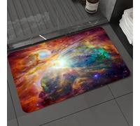 DALEXHM Alfombrilla de baño de Microfibra Alfombrilla para pies Alfombra de baño Super Absorbente Alfombra de baño,Arte del Espacio Exterior, Universo Abstracto, Nebulosa, Galaxia, Chakra, in,50x80cm
