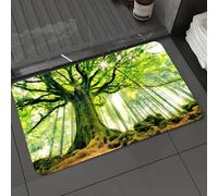 DALEXHM Alfombrilla de baño de Microfibra Alfombrilla para pies Alfombra de baño Super Absorbente Alfombra de baño,Fotografías de Naturaleza Que te harán Leer,40x60cm