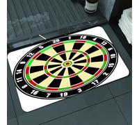 DALEXHM Alfombrilla de baño de microfibra Alfombrilla para pies Alfombra de baño Super Absorbente Alfombra de baño,Deportes, Diana con números, precisión deportiva, objetivo, tiempo libre, gr,60x100cm