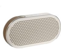 DALI Katch G2 Altavoz Bluetooth Portátil, Inalámbrico, Compacto, para Exteriores, 30 Horas de Reproducción, con Tapa Antipolvo de Tela, Nivel de Presión 95 dB, Caramel White