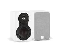 DALI SONIK 1 - Par de altavoces de estantería ultracompacto de 2 vías con cúpula de tejido de 29 mm, membrana de fibra de madera Clarity Cone™ de 5¼″ y tecnología SMC™, color blanco