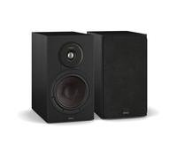 DALI SONIK 3 - Altavoz compacto de 2 vías para estantería (par) con membrana de fibra de madera Clarity Cone de 7 pulgadas, cúpula de tejido de 29 mm y tecnología SMC - Black Ash