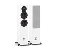 DALI SONIK - 5 altavoces pasivos de alta fidelidad delgados de pie - Woofers de cono de claridad duales de 5.25 pulgadas, tweeter de cúpula suave de 1.1 pulgadas, sistema magnético SMC, blanco (par)