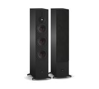 DALI SONIK 9 - Altavoces de pie insignia (par) con 3 x 7″ Clarity Cone, tweeters híbridos y tecnología SMC - Black Ash