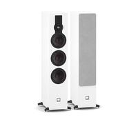 DALI SONIK 9 - Altavoces de pie insignia (par) con 3 x 7″ Clarity Cone, tweeters híbridos y tecnología SMC - Blanco