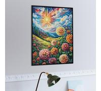 Dalia al Atardecer Puzzle 500 Piezas Educativo Construir Animales y Plantas Rompecabezas 3D para Familia Maquetas Educativas Desafío Intelectual Decoración Hogar 500 PCS