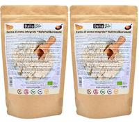 Dalia - Harina Integral de Avena Bio 500g | Sin Gluten | Rica en Fibra y Proteína | Origen Italia | Ideal para Pan, Repostería, Porridge y Recetas Fitness (Paquete de 2)