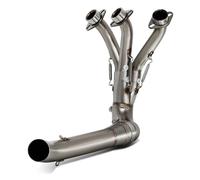Dalidak For Yamaha R9 MT09 FZ09 XSR900 Tracer 9 GT 2021-2025, tubo de enlace delantero de escape de motocicleta modificado, colector de escape inferior de acero inoxidable(For 2024-2025)