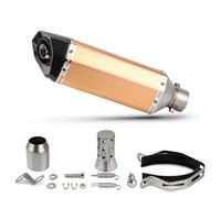 Dalidak Silenciador de escape de motocicleta de 370 mm, con cola redonda y hexagonal, modificado con DB Killer for GSR400, Ninja650, Xmax125, 450SR, R25, CB500F(E)