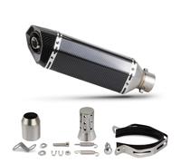 Dalidak Silenciador de escape de motocicleta de 370 mm, con cola redonda y hexagonal, modificado con DB Killer for GSR400, Ninja650, Xmax125, 450SR, R25, CB500F(A)