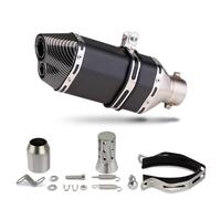 Dalidak Silenciador de escape hexagonal universal for motocicleta de 51 mm y 300 mm con DB Killer for FORZA300 400NK ZX25R GSXS125 R15 CB150R MT15(F)