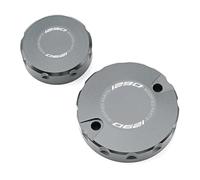 DALIDAK Tapa del depósito de líquido de freno delantero y trasero for motocicleta KTM 1290 SUPER ADVENTURE SR 1290 Super ADV R/T 1290SAS 1290 Super Duke R GT(Titanium-Combo(2pcs))