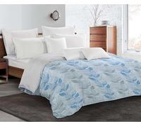 DALINA Edredon Invierno Cama 135 Estampado Bicolor Reversible - Relleno Nordico 100% Poliéster Suave y Calentador, Tamaño 230x240cm