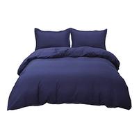 Dalina Fundas Nórdicas Cama 150CM Liso - Fundas Poliéster Nórdico 220x230cm con 2 Fundas de Almohada 40x70+5cm,con Patrón Moderna de Poliéster Muy Suave Transpirable