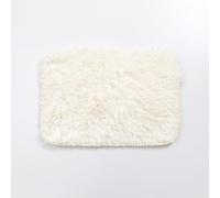 DALINA Textil Alfombra Decorativa de Pelo Largo Extra Suave -Alfombra Antideslizante para Salón Dormitorio Rectangular (50X80CM, Crudo)