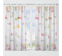 Dalina Textil -Cortina de Cocina Translúcido Estampado, Visillo Transparente para Cocina, Comedor, Marco de Puerta 1 Pieza Tejido Gasa Fina 140X140CM